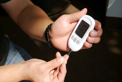 Medidor de glucemia para diabetes