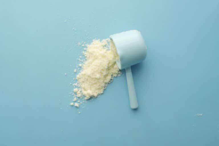 Polvo de proteína whey y caseína