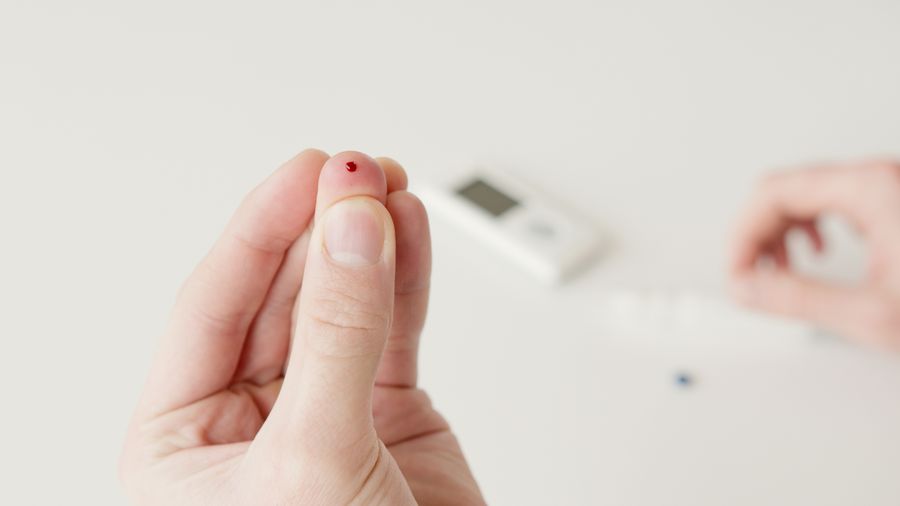 Prueba de glucosa en sangre para diabetes