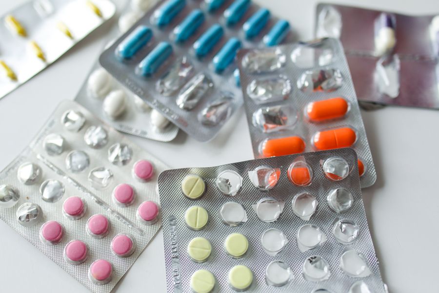 Blísteres de medicamentos para apósitos