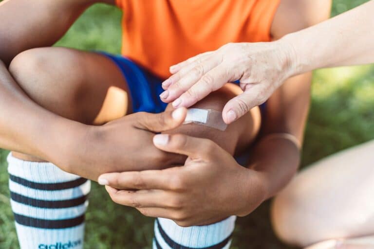 Cambio de apósito en heridas infantiles