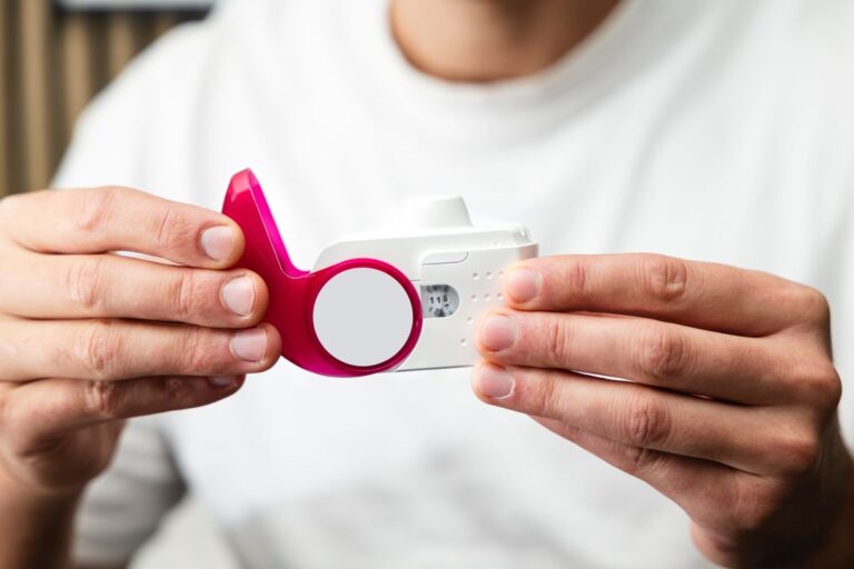 Medidor de flujo espiratorio para función pulmonar